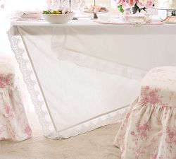 LoveShackFancy Ruffle Crochet Tablecloth