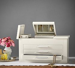 Open Box: Stella Jewelry Box, Ultimate (18") - Dutch White