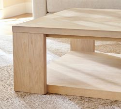 Blair Herringbone Rectangular Grand Coffee Table (60")