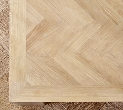 Blair Herringbone Rectangular Grand Coffee Table (60")