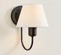 Holmes Linen Shade Sconce (10")
