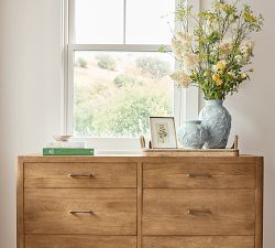 Floral Dusty Blue Vase