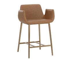 Blair Faux Leather Counter Stool