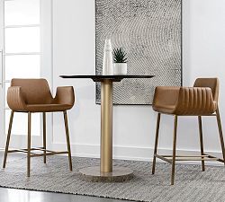 Blair Faux Leather Counter Stool