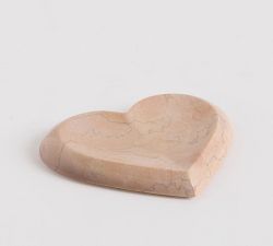 Pink Marble Heart Catchall