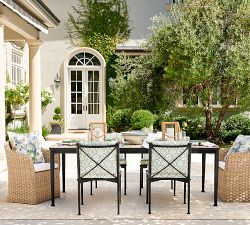 Boca Wicker Outdoor Dining Armchair