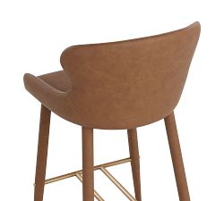 Paysen Faux Leather Barstool