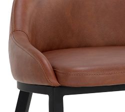 Evanna Faux Leather Barstool