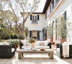 Ermine Outdoor Lumbar Pillow