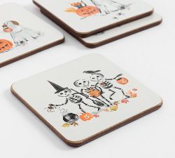 Doug &amp; Friends Coasters - Mixed of 4