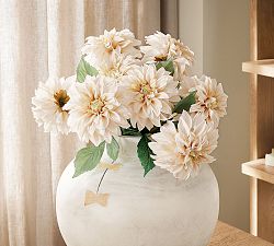 Faux Cream Dahlia Bundle