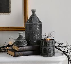 Haunted House Candlepot - Midnight Embers