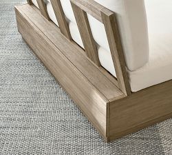 Indio Eucalyptus Modern Platform 5-Piece Sectional (90&quot;)