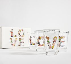 Peanuts™ Love Glass Tumblers - Set of 4