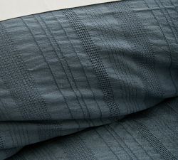 Sonoma Textured Striped Duvet Cover