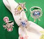 Cynthia Rowley You're a Gem Napkin Rings - Mixed Set of 4