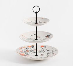 Doug &amp; Friends Stoneware Tiered Stand