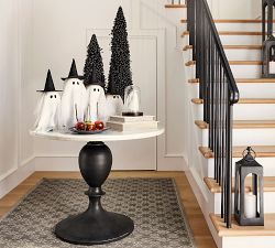 Lit Glitter Cone Tree