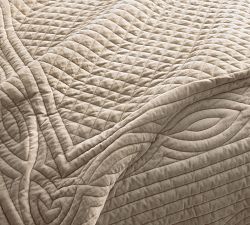 Pottery Barn Velvet Heirloom Quilt - Thumbnail 4