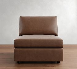 Build Your Own Pacifica Slim Arm Leather Sectional