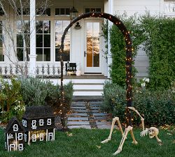 Lit Rattan Haunted House