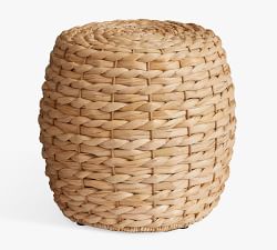 Pottery Barn Mallorca Seagrass Drum Accent Stool - Thumbnail 2