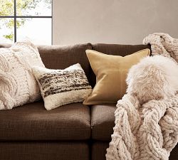 Wola Textured Handwoven Lumbar Pillow