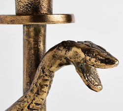 Brass Snake Candle Holder