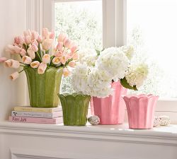 Fluted Tulip Cachepots