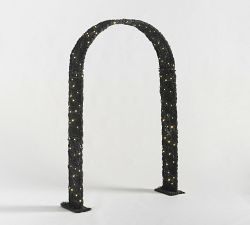 Lit Rattan Archway