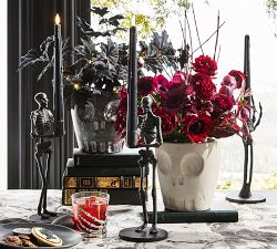 Skeleton Candle Holder