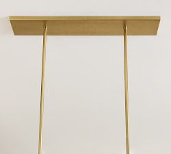 Bridget Recycled Glass Linear Chandelier (42&quot;)