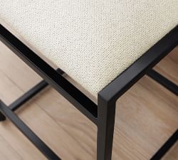Hardy Upholstered Backless Counter Stool