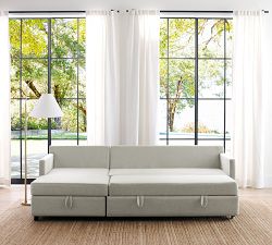 Pacifica Trundle Chaise Sleeper Sectional - Thumbnail 3