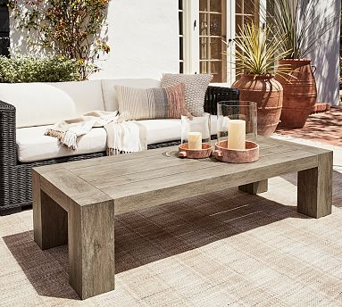 Rockport Rectangular Outdoor Coffee Table (66