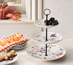Doug &amp; Friends Stoneware Tiered Stand