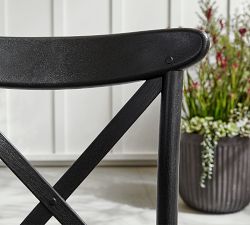 Lucia X-Back Stackable Outdoor Dining Chair