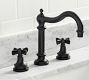 Mercer Cross Handle Widespread Bathroom Sink Faucet