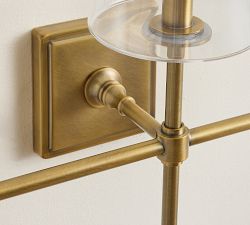 Pearson Glass Triple Sconce (22")