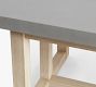 Portola Rectangular Concrete Outdoor Dining Table