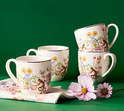 Cynthia Rowley Midsummer Night's Dream Mugs - Set of 4