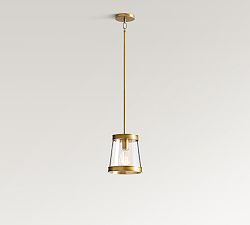 Elizabeth Glass Drum Pendant (8")