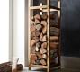 Industrial Fireplace Log Holder Tower
