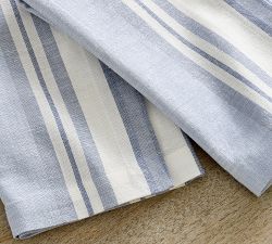 Kravet Meadow Stripe Cotton/Linen Napkins - Set of 4