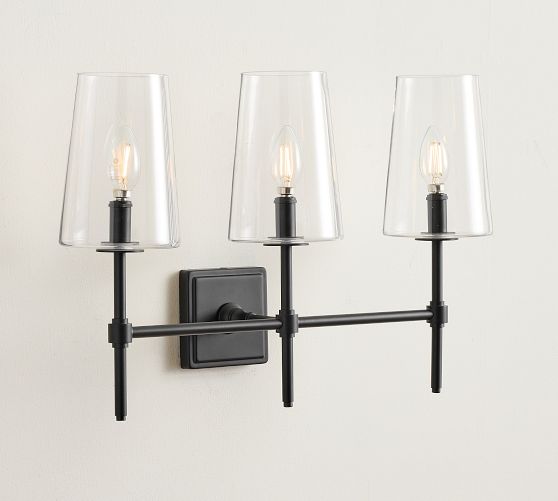 Pearson Glass Triple Sconce - Thumbnail 4