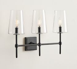 Pearson Glass Triple Sconce (22")