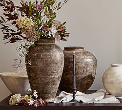 Rustic Brown Vase Collection