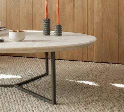 Ceila Round Marble Coffee Table (48")