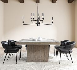 Edin Square Reclaimed Wood &amp; Concrete Dining Table (60&quot;)