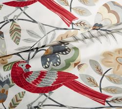 Jolly Bird Organic Percale Duvet Cover &amp; Shams